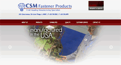 Desktop Screenshot of csmfastener.com